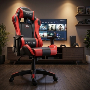 Silla de Esports AOR 320 con Patas de Nailon, Espuma de Alta Densidad, Silenciosa, Totalmente Negra, con Ruedas y Elevación, Venta al Por Mayor Directa de Fábrica - Product Image 1