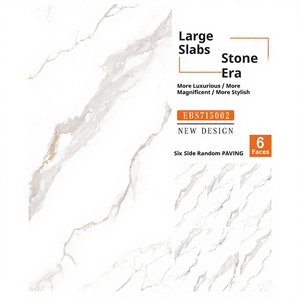 Azulejo de mármol de lujo de gran tamaño 750*1500mm, sala de estar, Vestíbulo del Hotel, azulejo de <span class=keywords><strong>suelo</strong></span> pulido, Fondo de cerámica, azulejos esmaltados de porcelana - Product Image 1