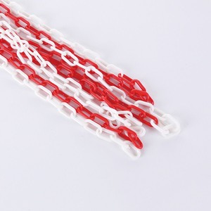 Plastic Warning Chain 8mm Red White For Road Construction Traffic Cones Airport Hotel Protection - Product Image 3