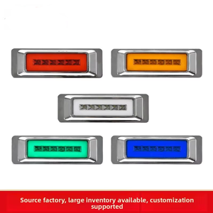 ผู้ผลิตหลอดไฟรถยนต์ ส่งออกข้ามพรมแดน ไฟข้างแคบ 12V/24V 24LED ไฟนำทางข้างรถบรรทุก ไฟแสดงตำแหน่งกว้าง OLIVER - Product Image 1