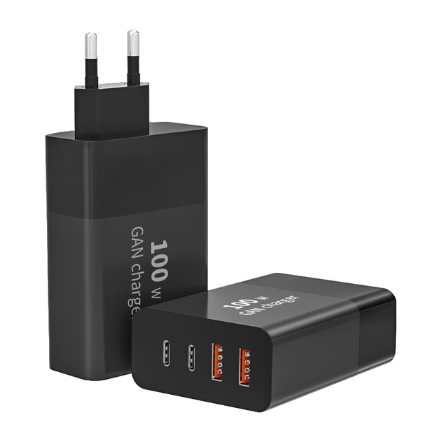 2C 2A 100W 150W New Gan Charger with US/EU/AU/UK/Korea/Argentine/ India Plug