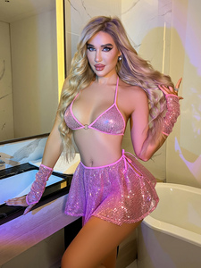 Costume de <span class=keywords><strong>lingerie</strong></span> sexy pour femmes, paillettes de haute qualité, filles, costume de <span class=keywords><strong>lingerie</strong></span> sexy, robe de soirée sexy, cosplay, <span class=keywords><strong>lingerie</strong></span> - Product Image 2