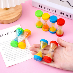 Vente chaude <span class=keywords><strong>Mini</strong></span> sabliers minuterie jouet dessin animé créatif drôle en plastique <span class=keywords><strong>Mini</strong></span> sablier sable verre sablier pour cadeau promotionnel - Product Image 5