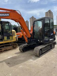 ใช้แล้ว Doosan เครื่องขุด DH60จากเกาหลีที่มีส่วนประกอบหลักของเครื่องยนต์ yanmar และปั๊ม - Product Image 3