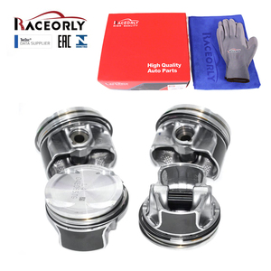 Juego de Pistones de Aluminio RACEORLY de 75 mm +50 Sobredimensionados para Motor EA211 1.4T 04E107065ED 04E107065DG  4 Cilindros <span class=keywords><strong>CSSA</strong></span> CSTA - Product Image 1