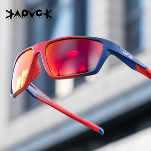 Kapvoe UV400 polarize Lens güneş gözlüğü gözlük dayanıklı PC gözlük HD Lens açık spor güneş erkekler güneş gözlüğü hafif - Product Image 6