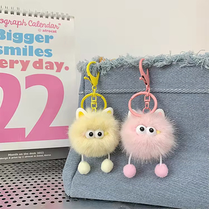 Portachiavi Peluche <span class=keywords><strong>Elfo</strong></span> delle Orecchie Super Morbido, Simpatico Cartone Animato, Regalo per Coppie, Fidanzate, Scuola, Fidanzamento - Product Image 3