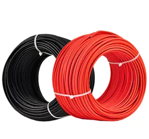 Cable solar cables AC1000v DC 1500v 62930 IEC131 estándar Solar pv cable2.5mm 0,7mm 4mm2 6mm2 10mm2