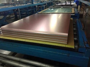 Personalizado de alta temperatura alta tensión de aislamiento de <span class=keywords><strong>PTFE</strong></span> revestido de cobre laminado para placa de circuito impreso - Product Image 6