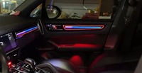 Luz Ambiental Dinámica para el Tablero Cardoo para Porsche Cayenne 2018-2023, Accesorios de Iluminación LED para Mejorar la Atmósfera Interior del Automóvil