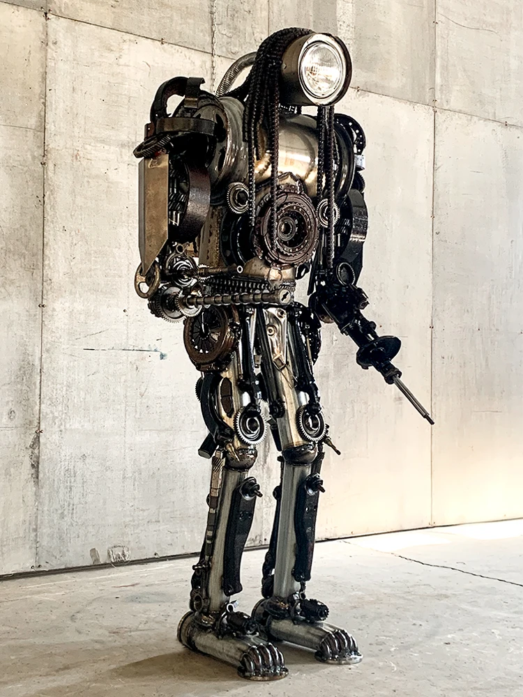 2022カスタムスチームパンクアイアンパンクロボットメタルクラフト