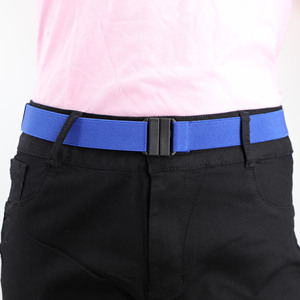 Invisible <b>Elastic</b> Waist <b>Belt</b> Khaki Resin Buckle For Men Women Adult Wearable <b>Belt</b> With Weaving Design - Product Image 3