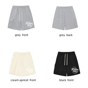 High Quality Spring Summer 340G <b>Men's</b> <b>Work</b> <b>Shorts</b> Heavy-Duty Casual Loose Fit Drawstring Pocket <b>Men's</b> <b>Shorts</b> - Product Image 1