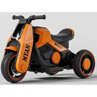 Mini Motocicleta Eléctrica para Niños, Motocicleta de Tres Ruedas con Música y Efecto de Humo Trasero
