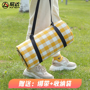 Xinda Outdoor Picnic Mat Rectangular PVC Waterproof Moistureproof Camping <b>Tablecloth</b> For Spring Outing Multi-person Use - Product Image 4