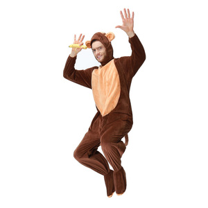 Costume d'Halloween XJ - Costume d'animal - Costume de cinéma et de télévision - Costume de singe pour homme adulte - Tenue de performance - Cosplay - Product Image 3