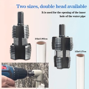 Reparador de Roscas de Tuberías de 4/6 Pulgadas, Herramienta de Roscado de Doble Cabeza para Tuberías de PPR y PVC, Restaurador de Roscas de Tuberías - Product Image 2