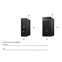 Dernier modèle pour ordinateur de bureau professionnel Dell Optiplex 7090 SFF avec processeur Intel I7-10700, 8 Go de RAM, 1 To SSD+HDD, Windows 10