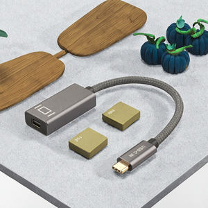 Nouvel <span class=keywords><strong>adaptateur</strong></span> USB 3.1 Type-C <span class=keywords><strong>vers</strong></span> <span class=keywords><strong>Mini</strong></span> avec blindage combiné, compatibilité <span class=keywords><strong>Thunderbolt</strong></span> 3, 4K 60Hz - Product Image 6