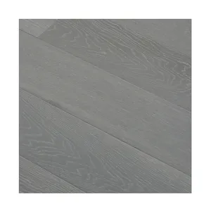 Fornitore di porcellana grigio laccato Uv 1-Strip di quercia bianca 3-Ply pavimento in legno ingegnerizzato