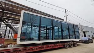 Cabines SINOVA <span class=keywords><strong>Capsule</strong></span> House <span class=keywords><strong>Double</strong></span> Apple Pod avec panneaux sandwich en acier, design moderne - Product Image 3