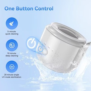 Nettoyeur ultrasonique UV, nouveau modèle domestique, pour bijoux, montres, blanchiment dentaire, prothèses dentaires, orthodontie, usage extérieur - Product Image 2