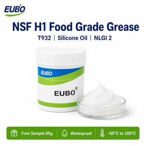 Muestra Gratis, Paquete de 50g, Grasa de Grado Alimenticio NSF H1, Impermeable, Blanca, de Alta y Baja Temperatura, <span class=keywords><strong>Lubricante</strong></span> de Silicona para Juntas Tóricas, Válvulas y Grifos - Product Image 1