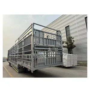 Hot-selling High-quality Livestock Transport Semi-trailer 3-axis Livestock Transport Special Vehicle