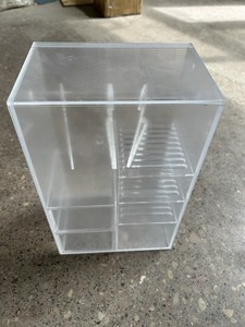 Caja de Almacenamiento de Acrílico Transparente de Alta Calidad, Lavable, Ecológica, con Estantes Empotrados, Fácil de Montar, Venta al Por Mayor - Product Image 5