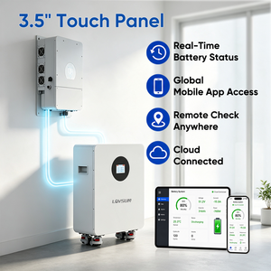 Batería de Almacenamiento de Energía para el Hogar Lovsun de 16 kWh y 51.2 V, Paquetes de Baterías de Litio Lifepo4 Solares de 30 kWh, 10 kWh, 15 kWh, 48 V, 100 Ah, 200 Ah, 280 Ah, 314 Ah - Product Image 3
