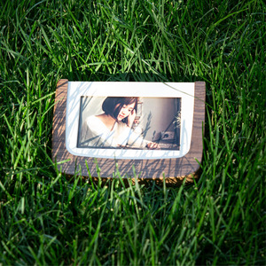2026 DIY Calendar Stand - New Style Wooden Calendar Base, Simple Photo <b>Frame</b>, Graduation Season Gift, Wooden U-Shaped Photo - Product Image 2