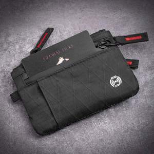 Porte-clés antivol en nylon résistant aux chocs, bloquant les RFID, multifonctionnel, portefeuille de voyage pour documents - Product Image 2