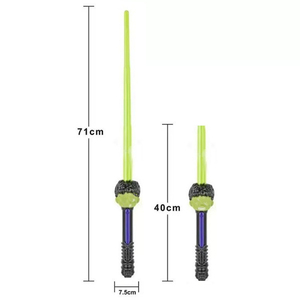 Espadas LED Brillantes de Dibujos Animados, Espada de Superhéroe al por Mayor, Juguete Infantil para Fiestas, Juguetes Luminosos de Cosplay, Espada de Luz Nocturna LED Colorida - Product Image 3