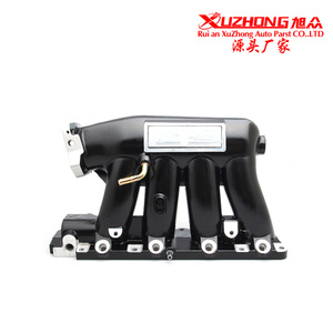 ท่อร่วมไอดี K20A2 อลูมิเนียม สีดำเงิน สำหรับ Honda Civic เครื่องยนต์ K Series อะไหล่แต่ง อัพเกรด หมายเลขอะไหล่ IM-1003 - Product Image 5