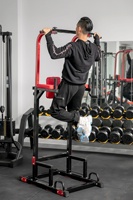 Barre de traction réglable en acier, station de dips et tour de musculation pour la maison – Vente directe usine – Pour le sport et le divertissement