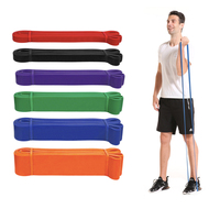 Juego de bandas de bucle para ejercicio de larga resistencia con logotipo personalizado para gimnasio en casa