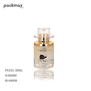 30ml twist/spray pump bottle — "straw hat" style bottle for lotion, serum, essential oil, <b>foundation</b>, and cosmetics - Product Image 4