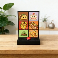 Jeu de roulette de loterie de table personnalisé, machine interactive de tirage aléatoire et de sélection de prix, léger pour les fêtes de famille