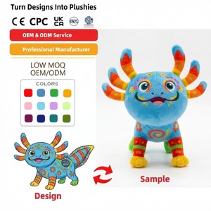 Peluches Personalizados para Cumpleaños, Fabricante de Juguetes de Peluche con Logotipo, Peluche de Bruja con Luna Bordada, Peluche de Malla, Muñeco de Peluche - Product Image 6