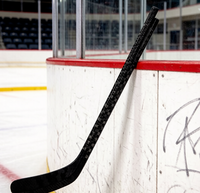 Bâton de hockey sur glace personnalisé OEM en fibre de carbone 3K/12K/18K/UD 100% composite, équipement sportif durable, bas/moyen kick