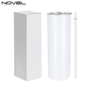 20oz Skinny Tumbler Big Capacity 30oz Stainless Steel Tumbler Customized <b>Travel</b> <b>Mug</b> With <b>Straw</b> - Product Image 6