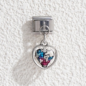 Nuevos Dijes Colgantes de Acero Inoxidable con Diseños de Dibujos Animados Coloridos y Lindos, de Moda, para Pulseras de Charms Italianos DIY y Creación de Joyas - Product Image 4