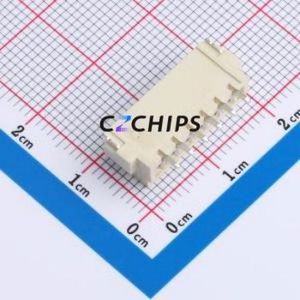 BX-XH2.54-6PWT Wire-to-Board Pin Header SMD,P=2.54mm,Horizontal Mount Connector 1x6P 2.5mm Horizontal Mount XH - Product Image 2