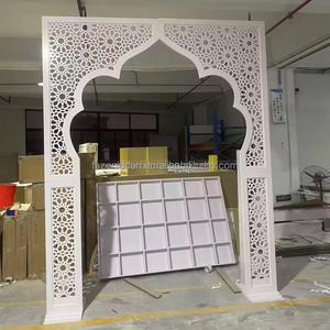 Nikaha töreni dekoratif demir standı geleneksel müslüman Nuptials Metal standı düğün zemin sahne dekor için - Product Image 6