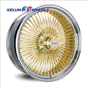 ล้อซี่ลวด 5 รู สำหรับรถยนต์หรูสไตล์เรโทร ขนาด 22 นิ้ว ล้อโครเมียม - Product Image 3