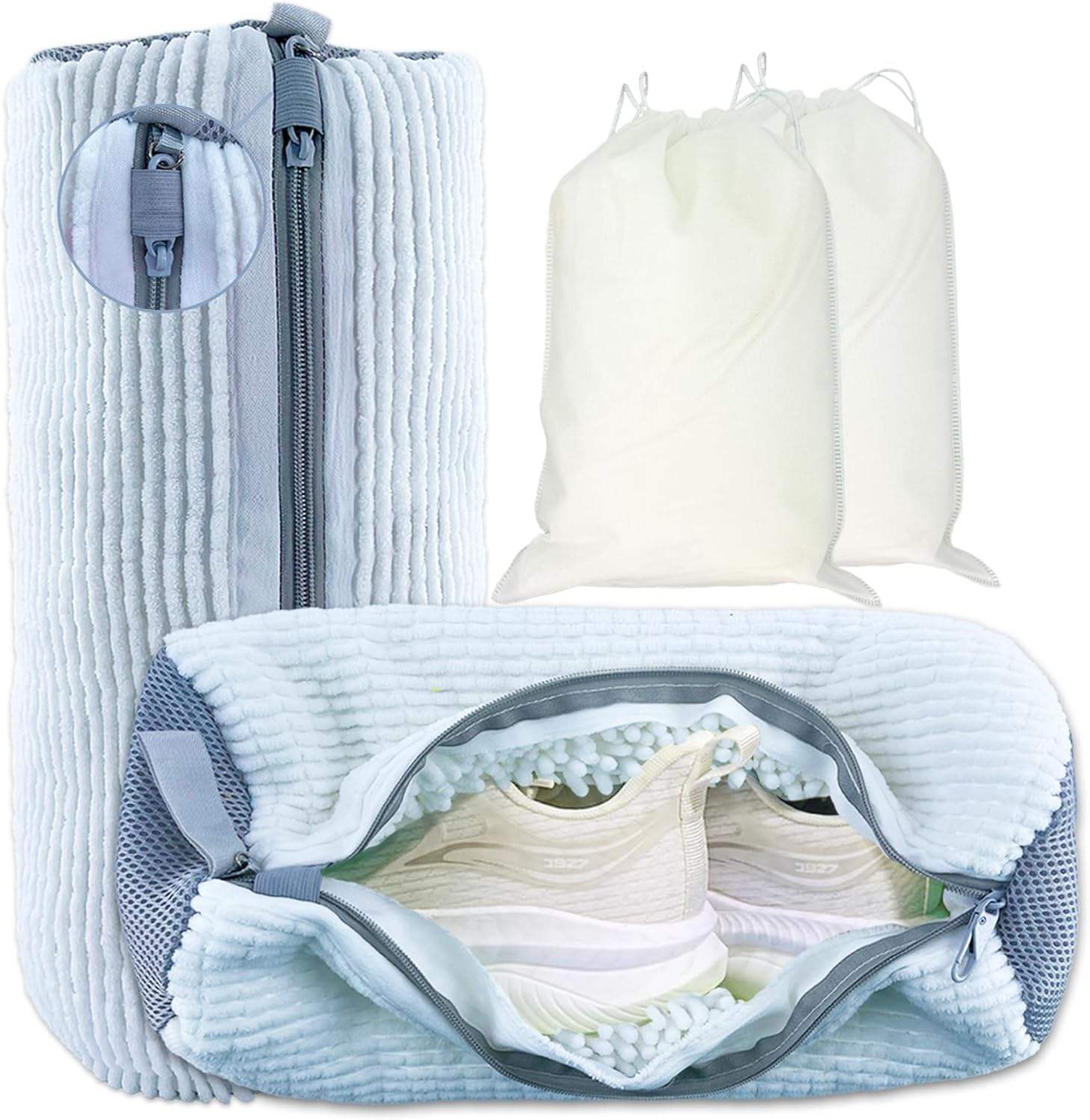 White  with laundry bag set