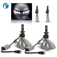 JG 16C Led cuivre bande série sans ventilateur puissant 110W 10000LM H4 H11 voiture ampoule 3570 CSP puce 9006 9005 H7 Led phare ampoule