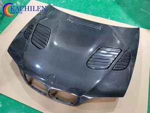 Cofano in Fibra di Carbonio Stile GTR con Presa d'Aria per <span class=keywords><strong>BMW</strong></span> Serie 3 <span class=keywords><strong>E46</strong></span> <span class=keywords><strong>318i</strong></span> 325i Copertura Motore 2006-2013 - Product Image 4