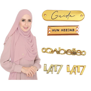 个性化定制金属标签标签标志压铸缝纫机镂空皇冠皮草Kleidung钱包手提包服装家具 - Product Image 1