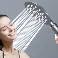 Kepala Shower Profesional dari Baja Tahan Karat SUS304 dengan Injeksi Udara, Tekanan Tinggi, dan Filter untuk Pasokan Proyek Spa Hotel.